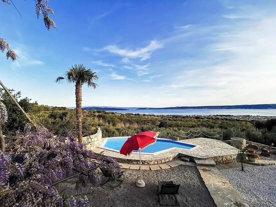 Willa Stone House Angelo - Peace Oasis With Pool Kaštel Lukšić Chorwacja